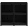 Outdoor Kitchen Cabinet Black - Solid Pine 106x55x92 cm