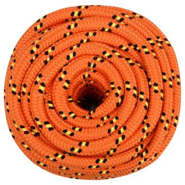 Durable 20mm Orange Boat Rope - 25m Polypropylene | HipoMarket