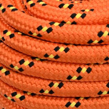 Durable 20mm Orange Boat Rope - 25m Polypropylene | HipoMarket