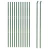 Wire Mesh Fence Green 1.4x25m Galvanised Steel - HipoMarket