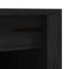 Outdoor Kitchen Cabinet Black - Solid Pine 106x55x92 cm