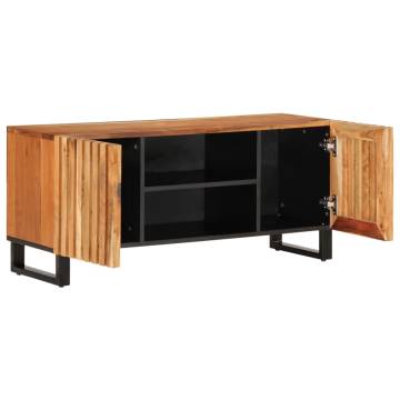 Solid Wood Acacia TV Cabinet - 105x34x46 cm | HipoMarket