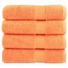  Premium Shower Towels SOLUND 4 pcs Orange 70x140 cm 600 gsm Colour orange Size 70 x 140 cm Quantity in Package 4 