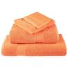 Premium Shower Towels SOLUND 4 pcs - Orange 70x140 cm