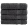 Premium SOLUND Shower Towels - 4pcs Anthracite 70x140cm