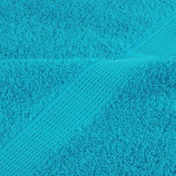 Premium Hand Towels SOLUND - 10 pcs Turquoise 50x100 cm