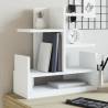  Desk Organiser White 49x20x52.5 cm Engineered wood Colour white 