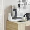 Stylish White Desk Organiser - 49x20x52.5 cm - UK