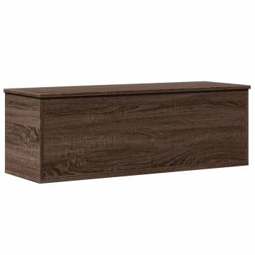 Storage Box Brown Oak - Stylish & Durable 102x35x35 cm