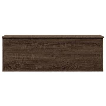 Storage Box Brown Oak - Stylish & Durable 102x35x35 cm