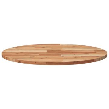 Round Ø70 cm Solid Acacia Wood Table Top - Durable & Stylish