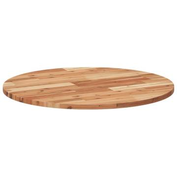 Round Ø70 cm Solid Acacia Wood Table Top - Durable & Stylish