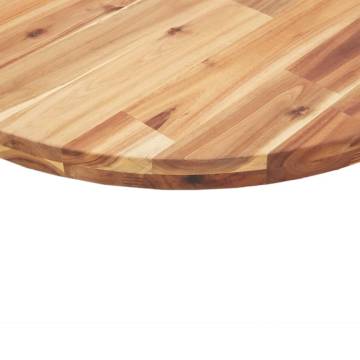 Round Ø70 cm Solid Acacia Wood Table Top - Durable & Stylish