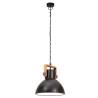 Industrial Hanging Lamp 25 W Black Round 30 cm E27