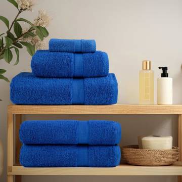 Premium Sauna Towels SOLUND 2pcs Blue 80x200cm | 600gsm