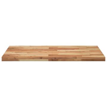 Table Top Rectangular 100x70 cm - Solid Wood Acacia | Hipo Market