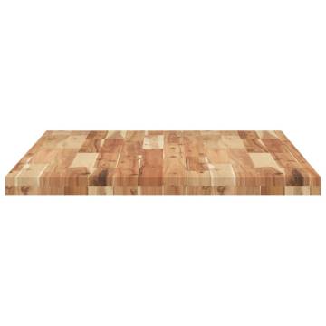 Table Top Rectangular 100x70 cm - Solid Wood Acacia | Hipo Market