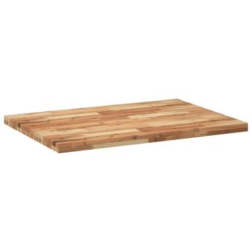 Table Top Rectangular 100x70 cm - Solid Wood Acacia | Hipo Market