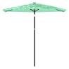 Garden Parasol with Steel Pole - Green 268x268 cm