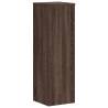 Double Plant Stand - Brown Oak - 25x25x80 cm - Durable Wood