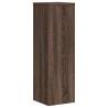 Double Plant Stand - Brown Oak - 25x25x80 cm - Durable Wood