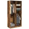 Wardrobe Old Wood 100x50x200 cm | Stylish Storage Solution