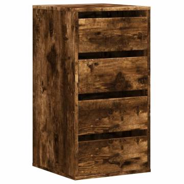 Corner Chest of Drawers - Smoked Oak | HipoMarket UK