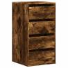 Corner Chest of Drawers - Smoked Oak | HipoMarket UK