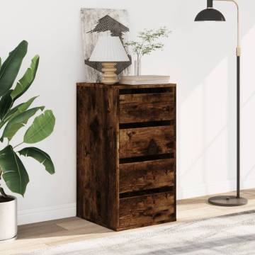 Corner Chest of Drawers - Smoked Oak | HipoMarket UK