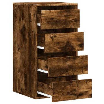 Corner Chest of Drawers - Smoked Oak | HipoMarket UK