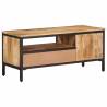 TV Cabinet 90x35x40 cm | Solid Rough Mango Wood | HipoMarket