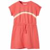 Kids' Dress with Drawstring Coral 116 Colour coral Size 116 (5-6y) 