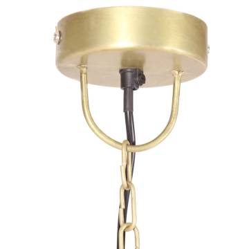 Industrial Hanging Lamp 25W Brass Round 32cm E27 - Hipo Market