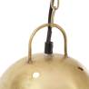 Industrial Hanging Lamp 25W Brass Round 32cm E27 - Hipo Market