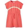 Kids' Dress with Drawstring Coral 140 Colour coral Size 140 (9-10y) 