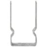 12 pcs Silver Fence Anchors - Durable Galvanised Steel