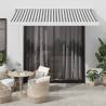  Retractable Awning Anthracite and White 3x2.5 m Fabric&Aluminium Colour white and anthracite Size 300 x 250 cm Quantity in Package 1 