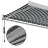 Retractable Awning Anthracite & White 3x2.5m - HipoMarket