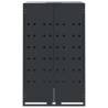 Anthracite Wheelie Bin Storage for 5 Bins - Durable Steel Design