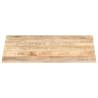 Table Top Solid Mango Wood 90x60 cm - Rustic Charm