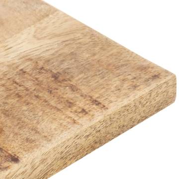 Table Top Solid Mango Wood 90x60 cm - Rustic Charm