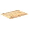 Table Top Solid Mango Wood 90x60 cm - Rustic Charm