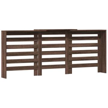 Radiator Cover Brown Oak - Modern Engineered Wood Design