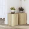  Plant Stands 2 pcs Sonoma Oak 20x20x30 cm Engineered Wood Colour sonoma oak Size 20 x 20 x 30 cm Quantity in Package 2 