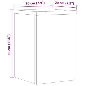 Plant Stands 2 pcs Sonoma Oak - Durable & Stylish Decor