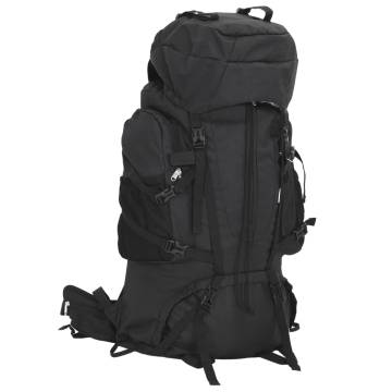 100L Hiking Backpack Black - Durable Oxford Fabric