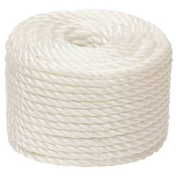 Work Rope White 10mm 500m Polypropylene - Durable & Versatile