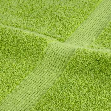 Premium SOLUND Towels - Apple Green 100x200 cm (2 pcs)