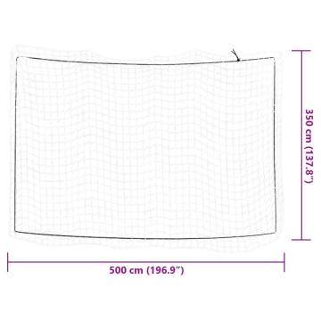 Trailer Net with Elastic Rope White 5x3.5m - HiPo Market