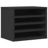 Black Desk Organiser | Compact & Durable | 36x26x29.5 cm